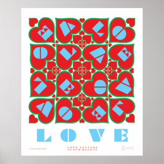 Poster Lettres d'amour