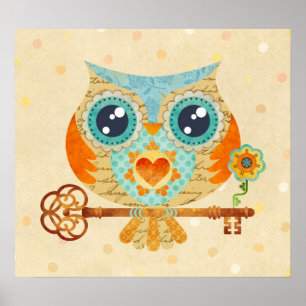 Poster Lettres d'amour de l'été du hibou