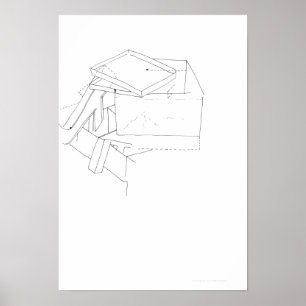 Poster Lettres de Jeux de Bâtiment dans la boîte Dessin 9