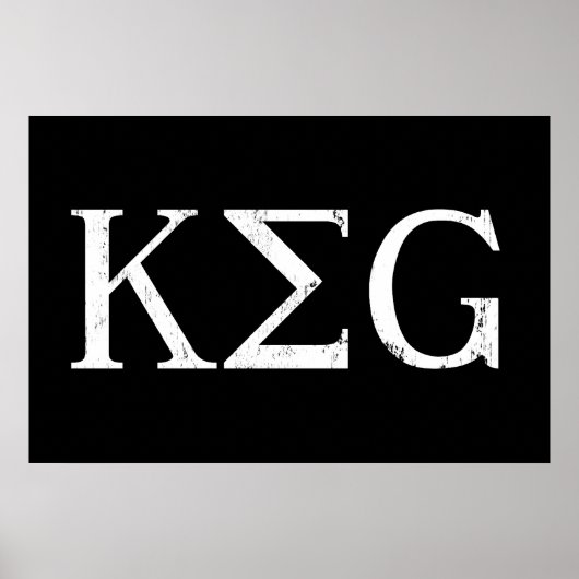 Poster lettres keg boire un tshirt (Devant)