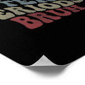 Poster Lettres Majuscules Et Points Bruh (Coin)
