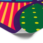 Poster Lettres pop-art (Coin)