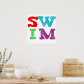 Poster Lettres SWIM (Cuisine)