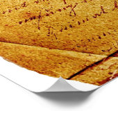 Poster Lettres vintages de Paris (Coin)