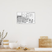 Poster L'étude Brownies Phrenologie (Cuisine)