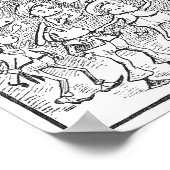 Poster L'étude Brownies Phrenologie (Coin)