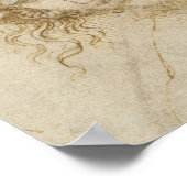 Poster L'étude de Léonard de Vinci sur le chef de Leda (Coin)
