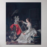 L'étudiant attentif - Fragonard