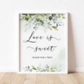 Poster L'eucalyptus verdure L'amour est doux