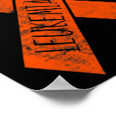 Poster Leucémie Cadeaux Pour Femmes Fck Cancer Chemo F Ca (Coin)