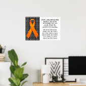 Poster Leucémie Cancer - Détails des prestations pour les (Bureau à domicile)