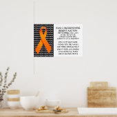 Poster Leucémie Cancer - Détails des prestations pour les (Cuisine)