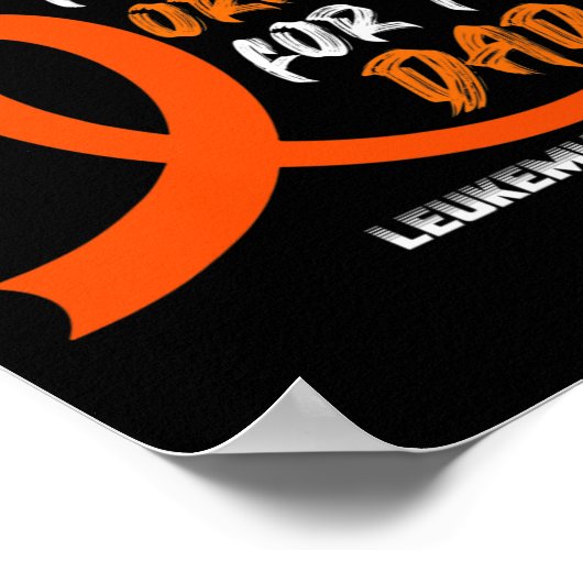 Poster Leucémie Chronique Sa Lutte Est Mon Combat Leucémi (Coin)