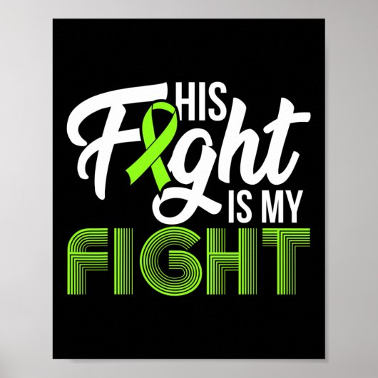Poster Leucémie Conscience Son combat est mon soutien de (Devant)