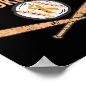 Poster Leucémie de Strikekee Cancer du Ruban Orange (Coin)