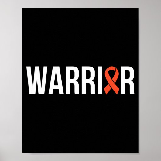 Poster Leucémie Lutter contre le cancer Ruban 5 (Devant)