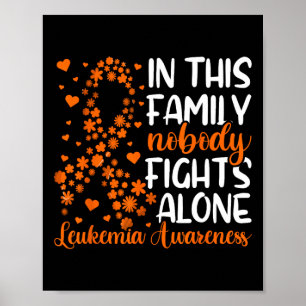 Poster Leucémie Soutien familial Leucémie Sensibilisation