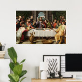 Poster L'Eucharistie de la Dernière Cène - La Ultima (Bureau à domicile)