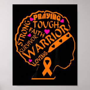 Poster Leukemia Awareness African American Women Black Mo