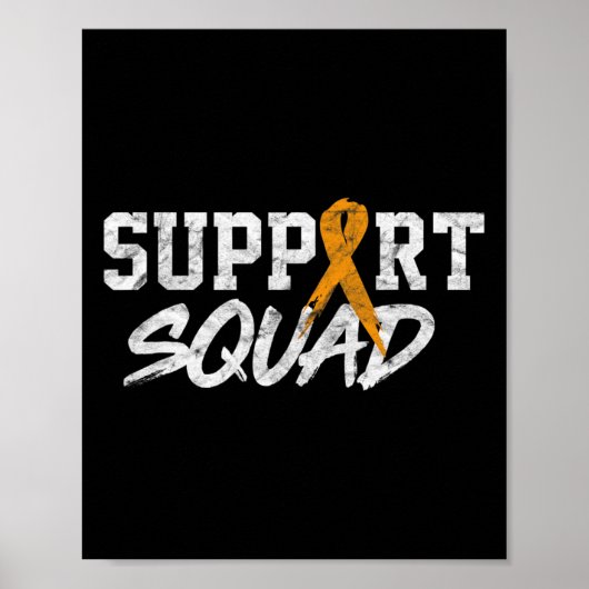 Poster Leukemia Awareness Month Support Squad Blood Cance (Devant)