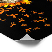 Poster LEUKEMIA Sensibilisation Tournesol (Coin)