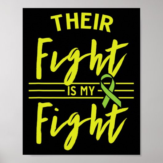 Poster Leur combat est mon combat Conscience des maladies (Devant)