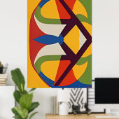 Poster Leur donner l'oiseau (Bureau à domicile)