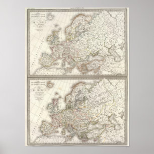 Poster L'Europe 800, 1500