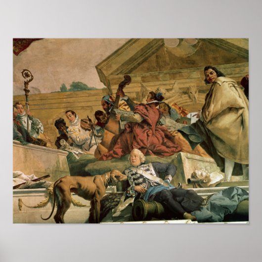 Poster L'Europe, l'un des quatre continents (Devant)