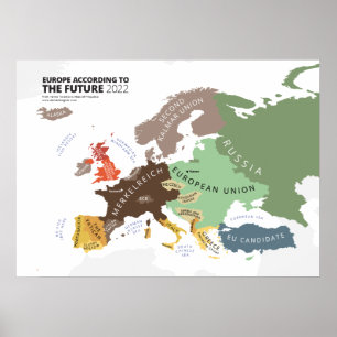 Poster L'Europe selon le futur 2022