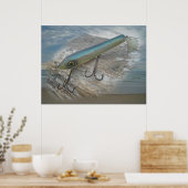 Poster Leurre de pêche Striper Xpert Surf Slapper Antique (Cuisine)