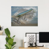 Poster Leurre de pêche Striper Xpert Surf Slapper Antique (Bureau à domicile)
