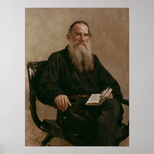 Poster Lev Tolstoï 1887 (Devant)