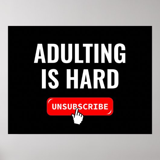 Poster L'évaluation est difficile - Désabonner | Devis pe (Devant)