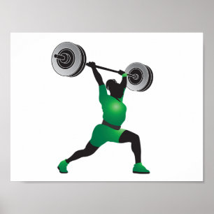 Poster Levante de poids