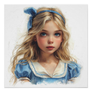 Poster L'évasion du pays des rêves d'Alice : la fantaisie