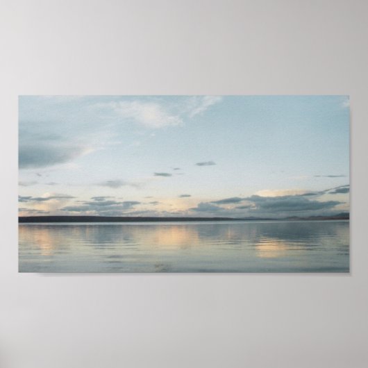 Poster Levée de soleil de pierre jaune (Devant)