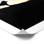 Poster Levée de soleil de Shiba (Coin)