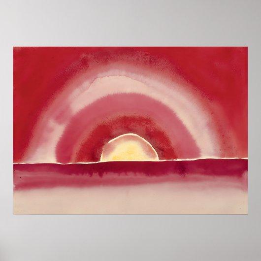 Poster Levée de soleil par Georgia O'Keeffe (Devant)