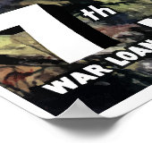 Poster Levée Du Drapeau Sur Iwo Jima — Frontière (Coin)