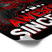 Poster Level 10 Unlocked 10 Year Old Boys 10th Birthday B (Coin)