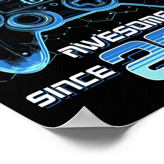 Poster Level 11 Unlocked Video Game Party 11th Birthday G (Coin)