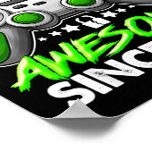 Poster Level 19 Unlocked 19 Year Old Boys 19th Birthday B (Coin)