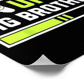 Poster Leveling Jusqu'À Big Brother - Amusant Joueur Pour (Coin)