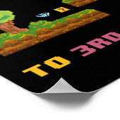 Poster Levelup 3e Grade Ck To School Shirt Funny Gam (Coin)