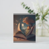 Poster Leven bij lezen Briefkaart (Staand voorkant)