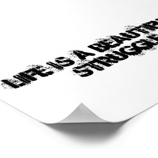 Poster levensquote (Hoek)