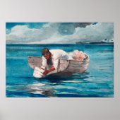Poster L'Éventail d'eau par Winslow Homer (Devant)