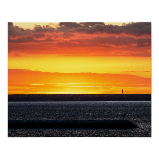 Poster Lever & coucher du soleil (Devant)