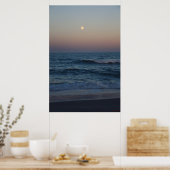 Poster Lever de lune au-dessus de l'océan #4705 (Cuisine)